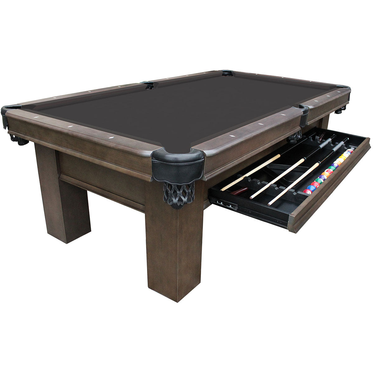 Plank & Hide Elias Pool Table with Storage Drawer – LuxBilliards.com